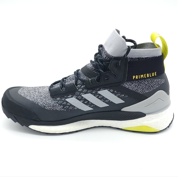 Adidas TERREX FREE HIKER PRIMEBLUE Hiking Shoes Halo Silver Core Black Size 9.5 main image 4
